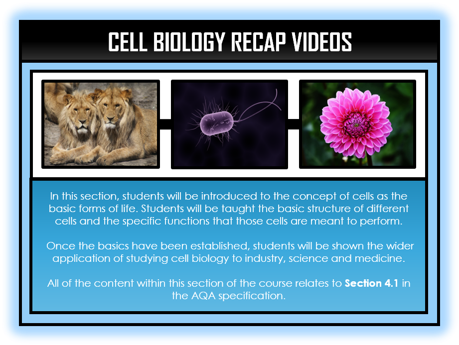 Combined Science Snapshots - Cell Biology