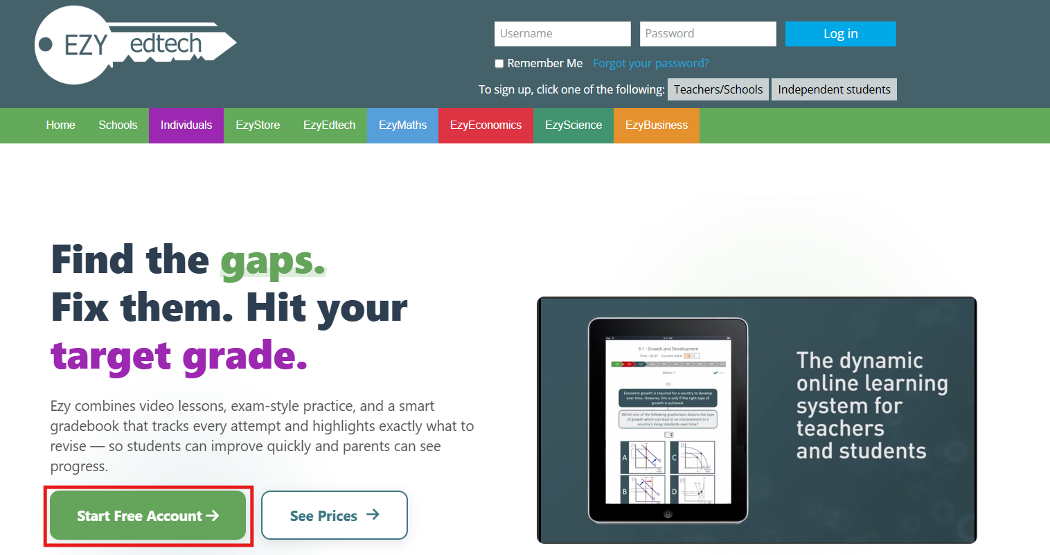 Ways to Register - Homepage Option 2